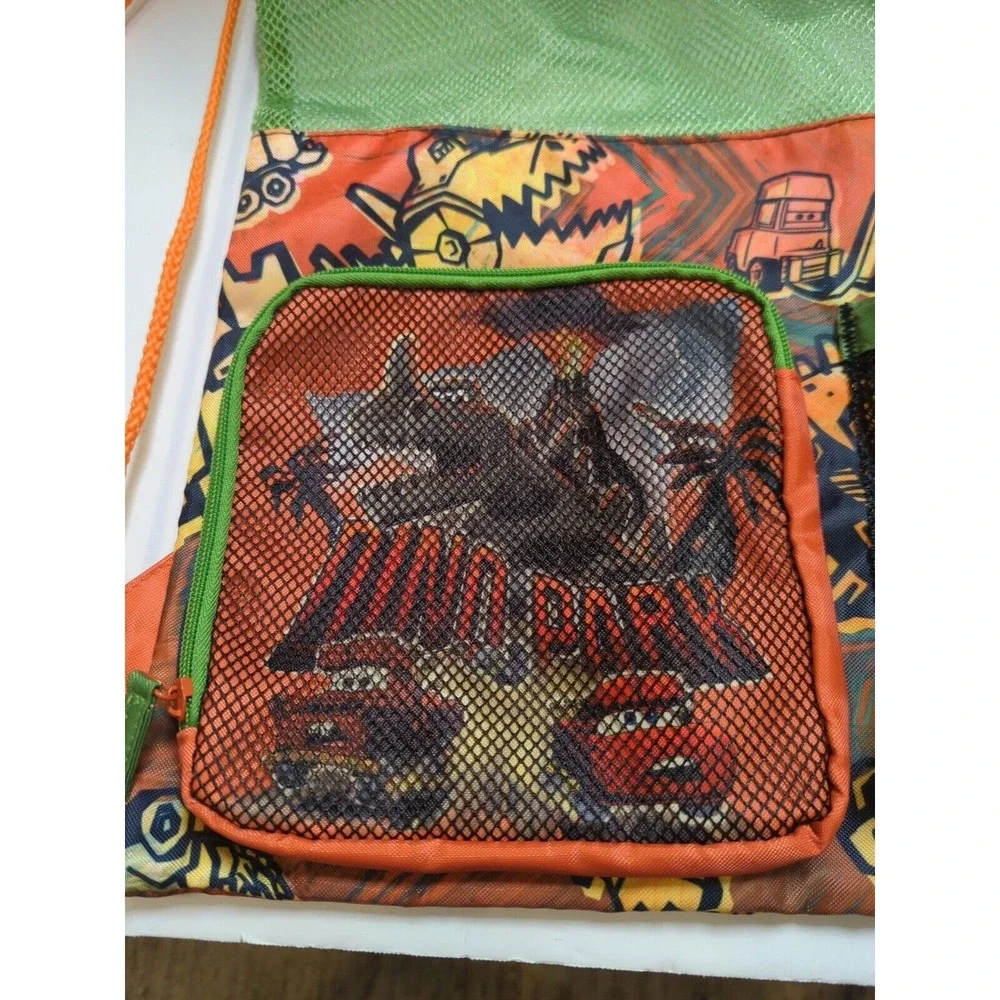 CARS Swim/Back Pack/Book Bag for Kids Disney Mater & Tyrannosaurus Rex